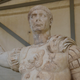 The statue of emperor Trajan, who ruled Rome from from 98 to 117 AD.